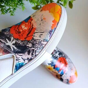 Robert Graham Buddy Floral Slip-on Sneakers